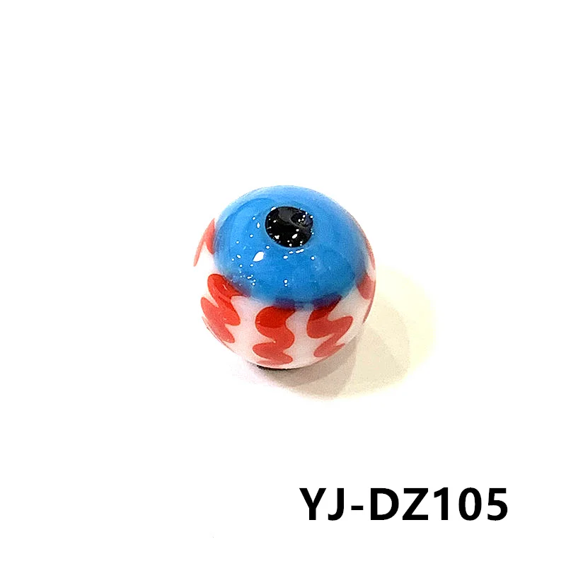 6pcs 16mm Rare Marbles Glass Balls Creative Eyeball Pinball Bonsai Aquarium Decor Accessories Halloween New Year Gifts for Kids