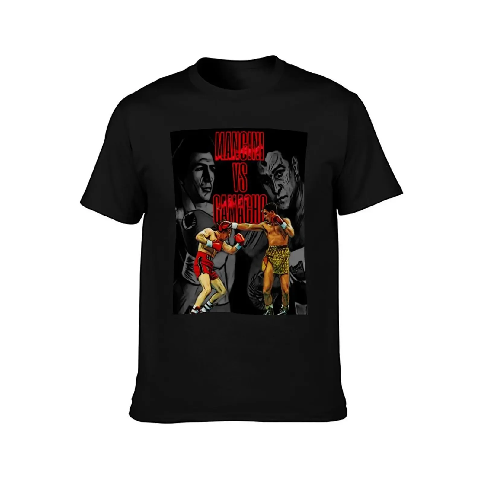 Mancini Vs Camacho T-Shirt street wear graphics customizeds anime shirts men