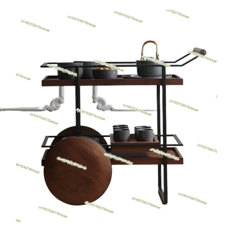 For Hotel Outdoor Modern Service Mobile Bartender Bar Cart with Wheels Family Drink Trolley Bar Cart