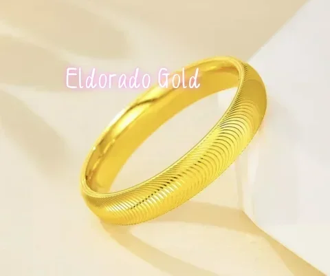 

Золотые кольца Eldorado 18 карат без застежек для пар, обручальные кольца, модные украшения