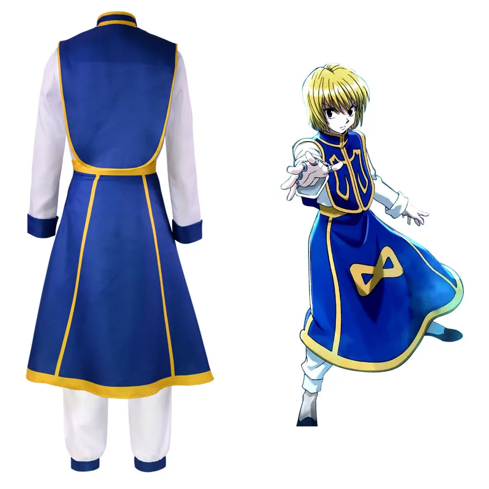 Full-Time Cosplay Kurapika Cool Rollengangkostuum Traditionele Chinese kleding Dames Faion Herfst