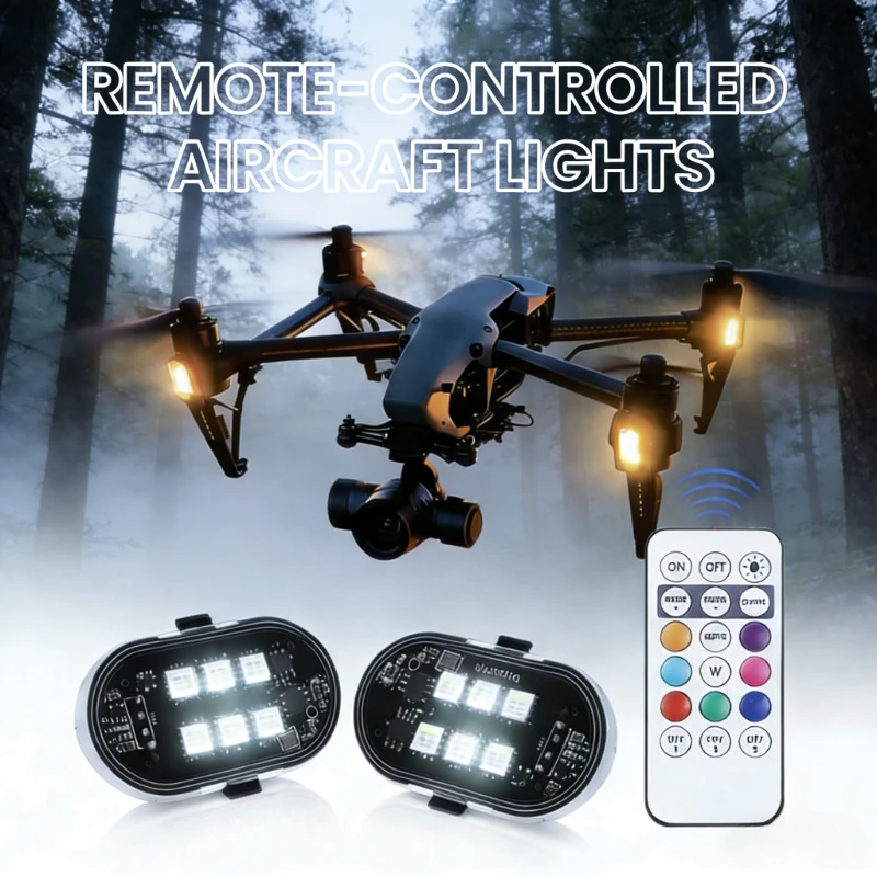 6LEDs Wireless Remote Control LED Strobe Light for Motorcycle, Car, Bike, Universal Multi-Color Underglow Accent Lamp