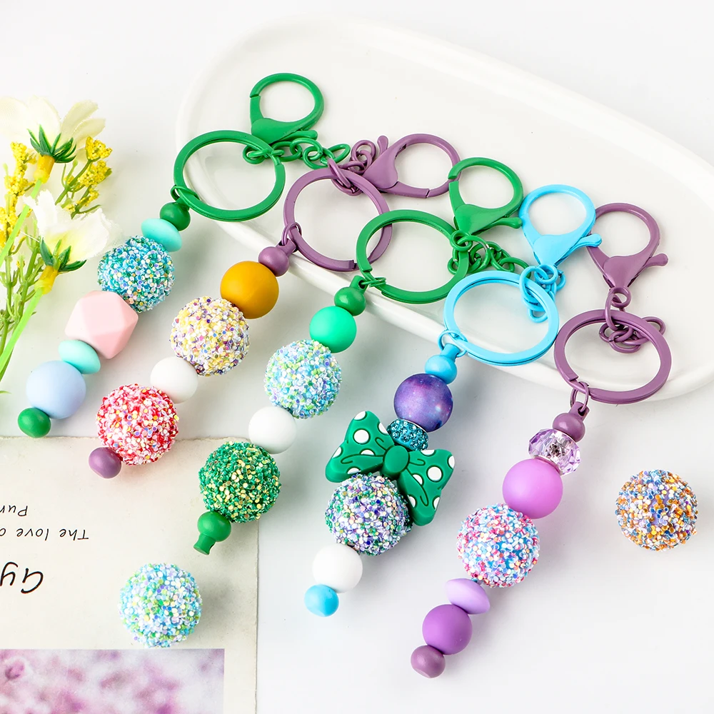 25Pcs/Lot 16MM Acrylic Lnlaid Sequins Beads For DIY Jewelry, Necklaces, Bracelets And Other Handmade Accessories