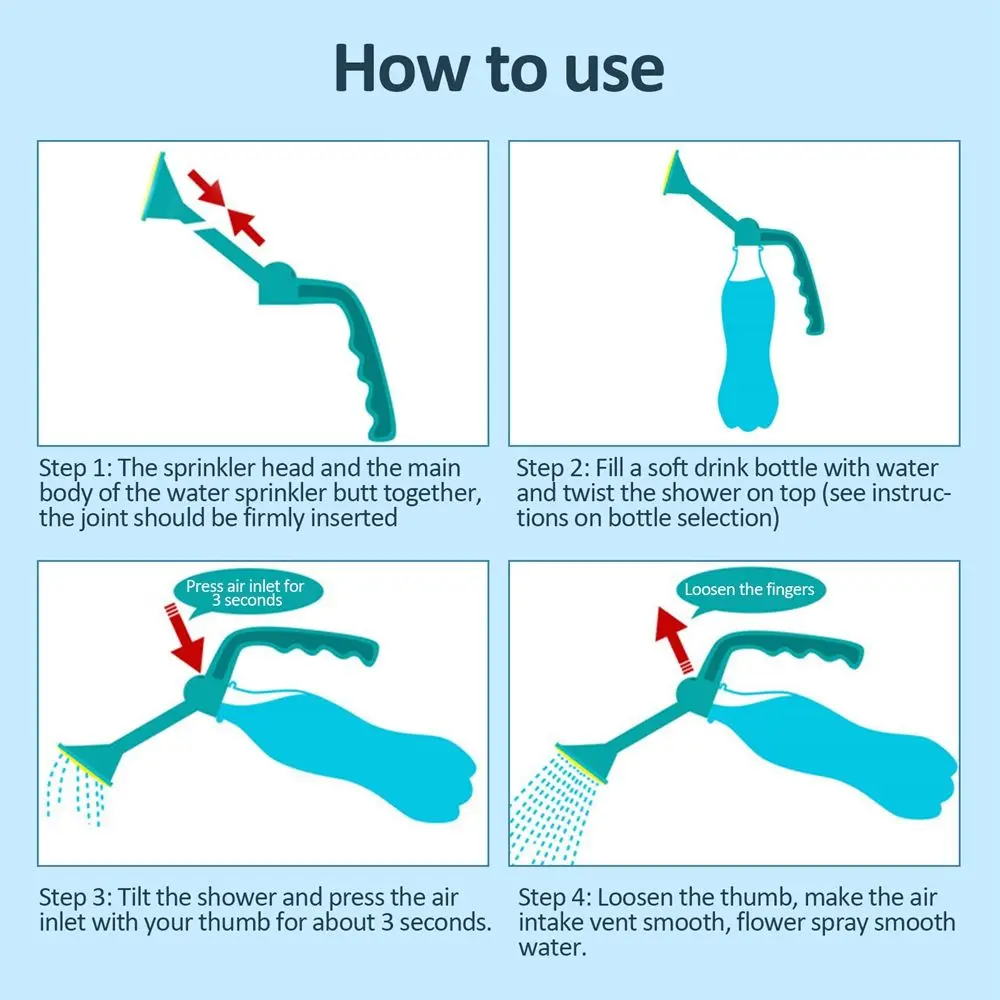 فوهة زجاجة علوية سقي لوازم الحدائق الشتلات الري علبة المياه الرش حديقة الرشاشات سقي فوهة
