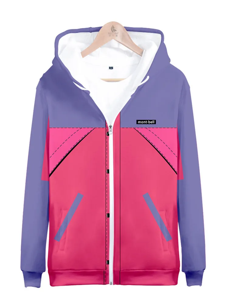 Bluza z kapturem na zamek z nadrukiem 3D drzewa oliwowego 2026, męska/damska, z długim rękawem, kurtka, moda streetwear, bluza, kostium cosplay — 2