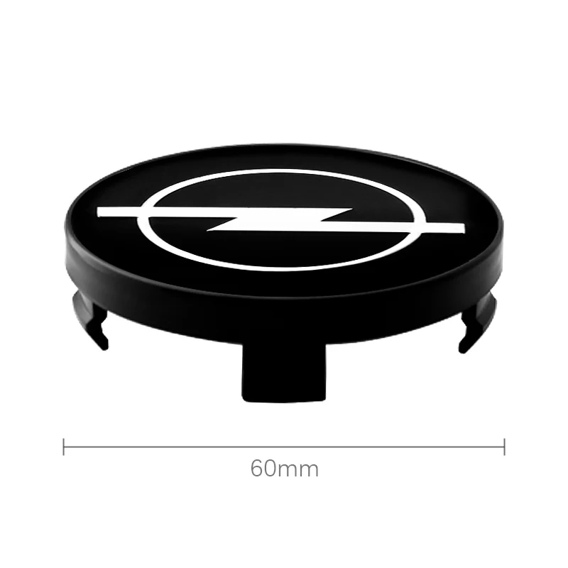 4 قطعة 56 مللي متر 60 مللي متر سيارة محور عجلات غطاء مركزي حافة غطاء شعار ملصقات اكسسوارات لأوبل أسترا j إنسيجنيا أسترا كورسا زافيرا موكا