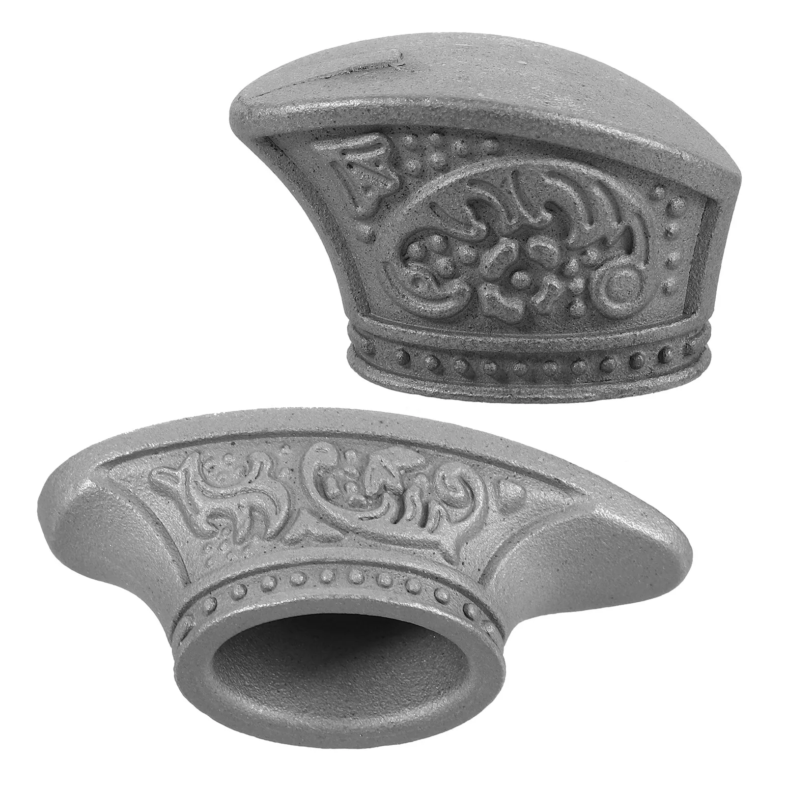 2Pcs Knife Bolsters Stainless Steel Finger Guard DIY Knife Handle Tools for Knives Making Supplies Knives Hand Guard