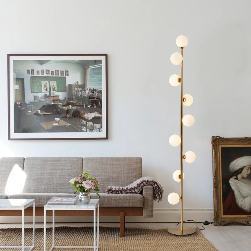 الحديثة الإنترنت المشاهير Instagram مصباح أرضي الشمال مصمم شخصية غرفة المعيشة غرفة نوم الإبداعية فندق نادي الإضاءة #5