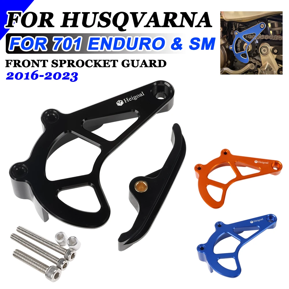 

For Husqvarna 701 Enduro SM 701 SUPERMOTO 2016-2021 2022 2023 Motorcycle Accessories Front Sprocket Cover Case Saver Chain Guard