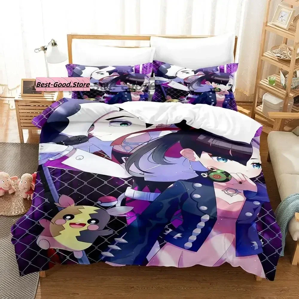 

Kawaii Marnie Bedding Set Duvet Cover Sheet Printed Bed Set Pillowcase Bed Full Queen King Size Comforter Bedroom