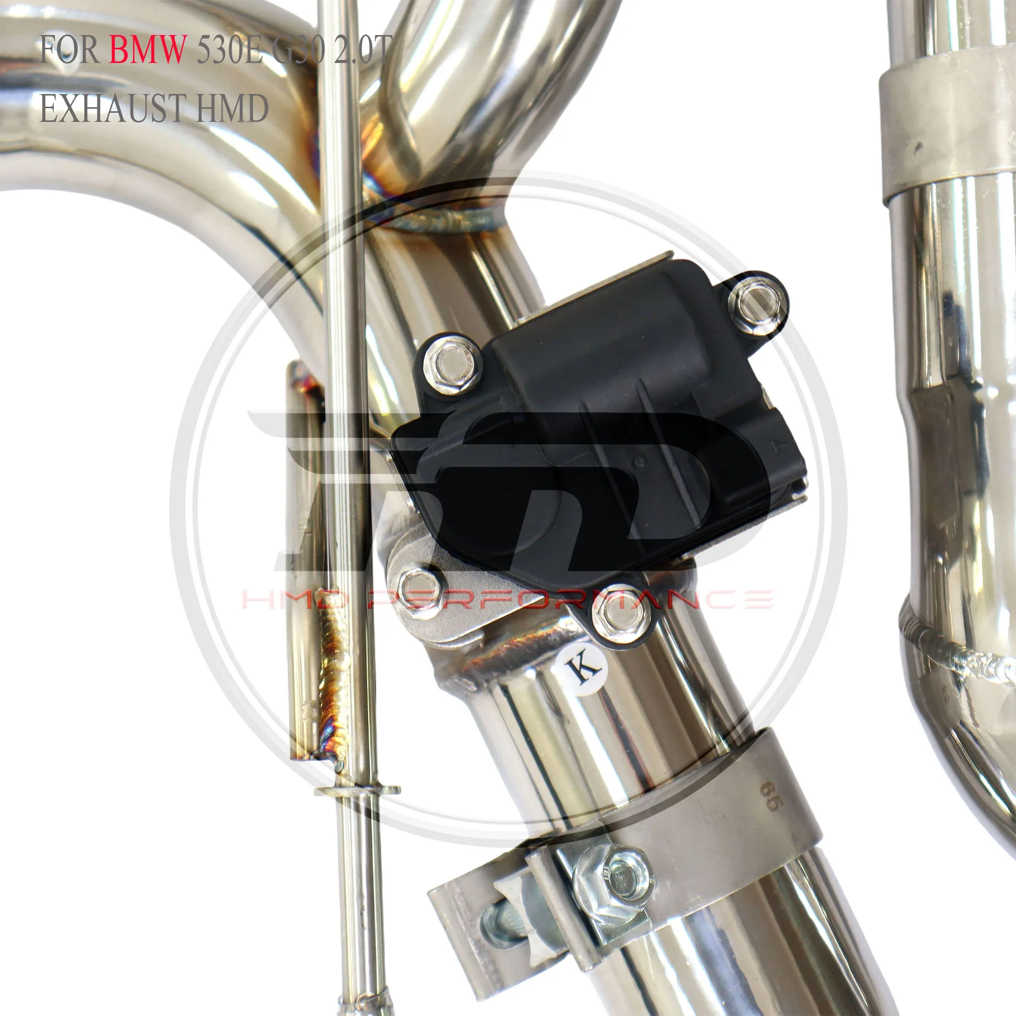 

HMD Hot Sales SS304 Catback for BMW 530E G30 2.0T High Flow Performance Racing Car Exhaust Pipe Muffler Electronic Valve