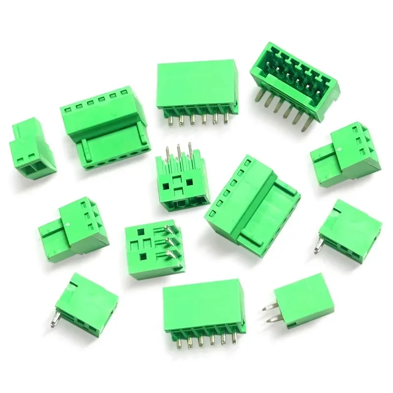 5Pair 15EDG KF2EDG 2.54mm 3.5mm 3.81mm 5.08mm PCB Screw Terminal Block 2-12Pin Male Plug Female Socket Pin Header Wire Connector