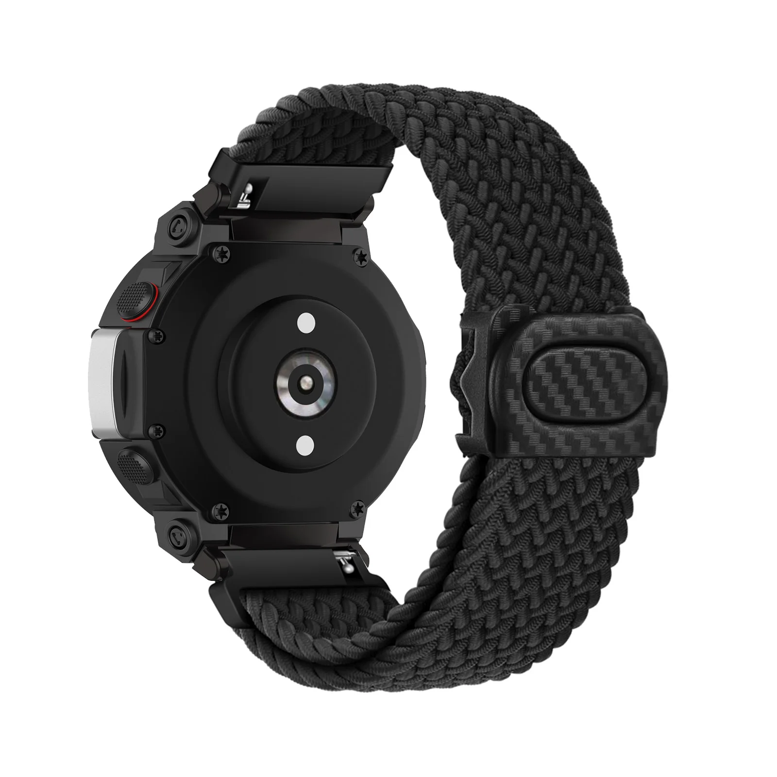 

Elastic Nylon Bands for Amazfit T-Rex 2 Band, Plastic Buckle Adjustable Nylon Strap