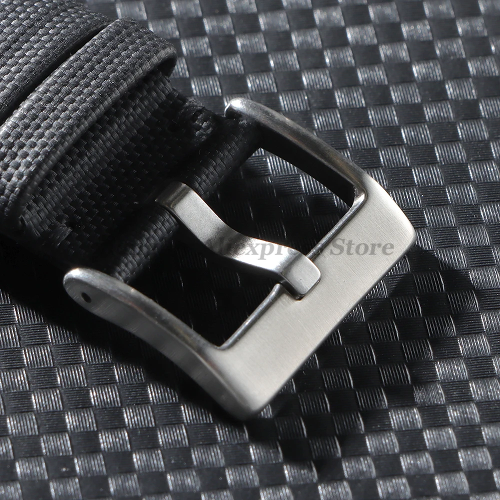 Correa de reloj de tela de vela de 18mm, 20mm y 22mm para Blancpain para Seiko Divers, correas de reloj impermeables de tela de liberación rápida de nailon para hombres y mujeres
