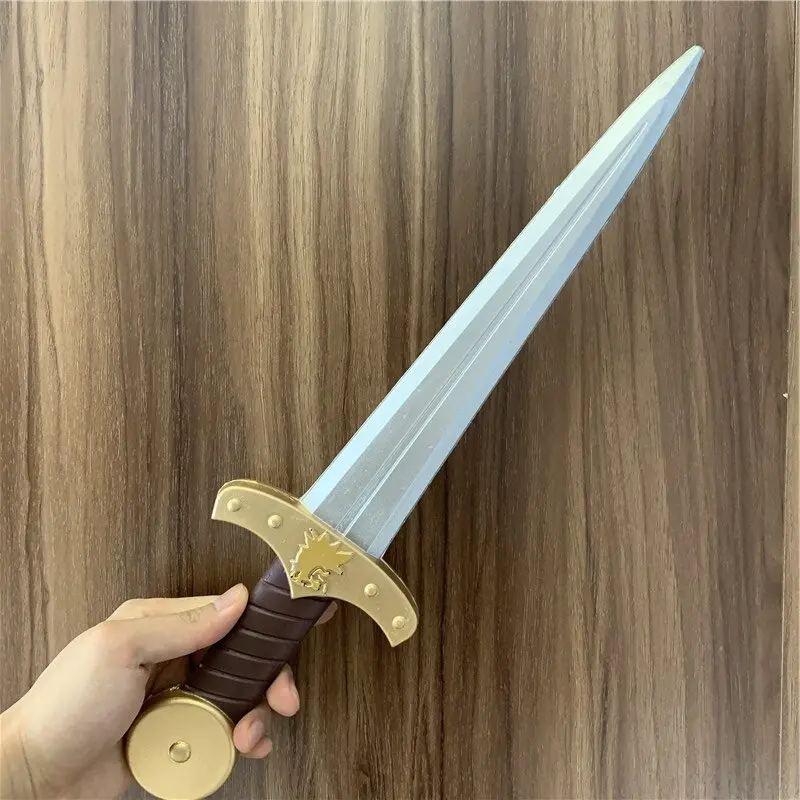Bouclier doré en PU pour garçons, épée de sécurité, jeu d'arme cosplay, cadeau d'Halloween pour enfants, 2 pièces