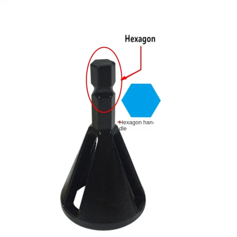 3 Slots Simple Design Hexagon Handle Deburring External Chamfer Tool for Metal Drilling Tool