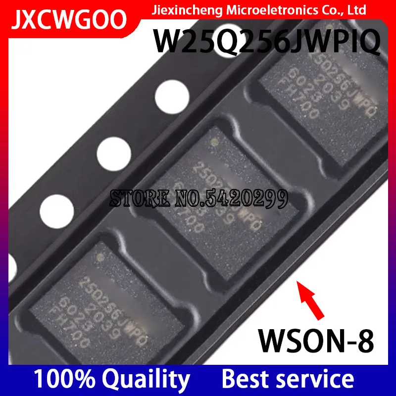 

5 шт. W25Q256JWPIQ 25Q256JWPQ W25Q256 WSON-8 256 Мбит последовательный чип флэш-памяти новый оригинальный