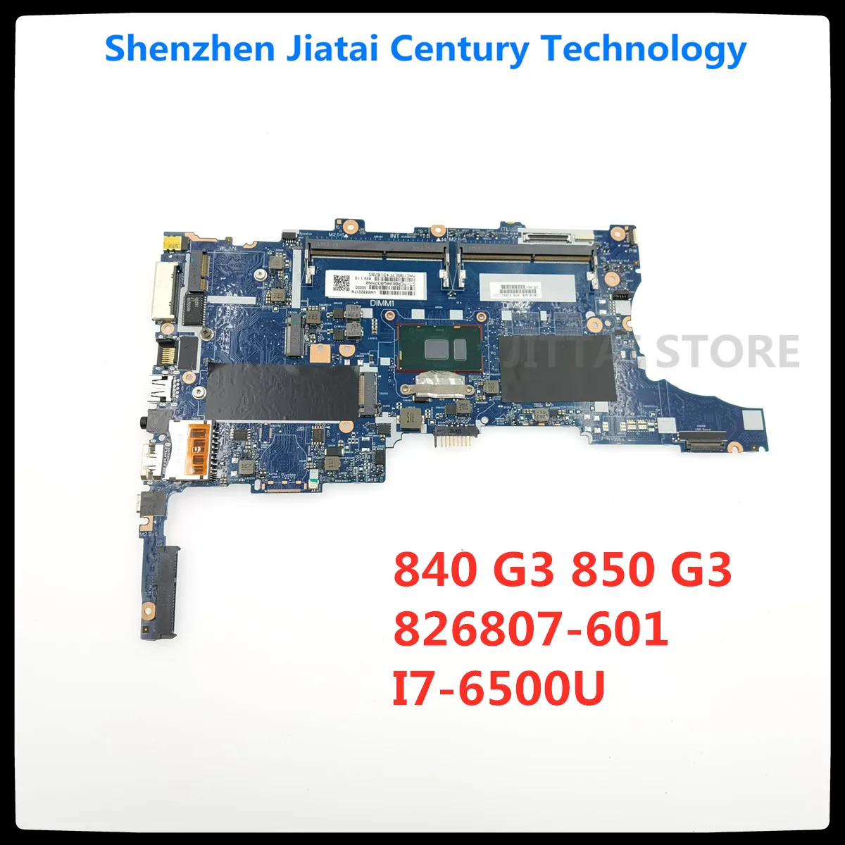 

For HP EliteBook 840 G3 850 G3 Laptop Motherboard 826807-601 826807-001 6050A2822301-MB-A01 I7-6500U CPU DDR4