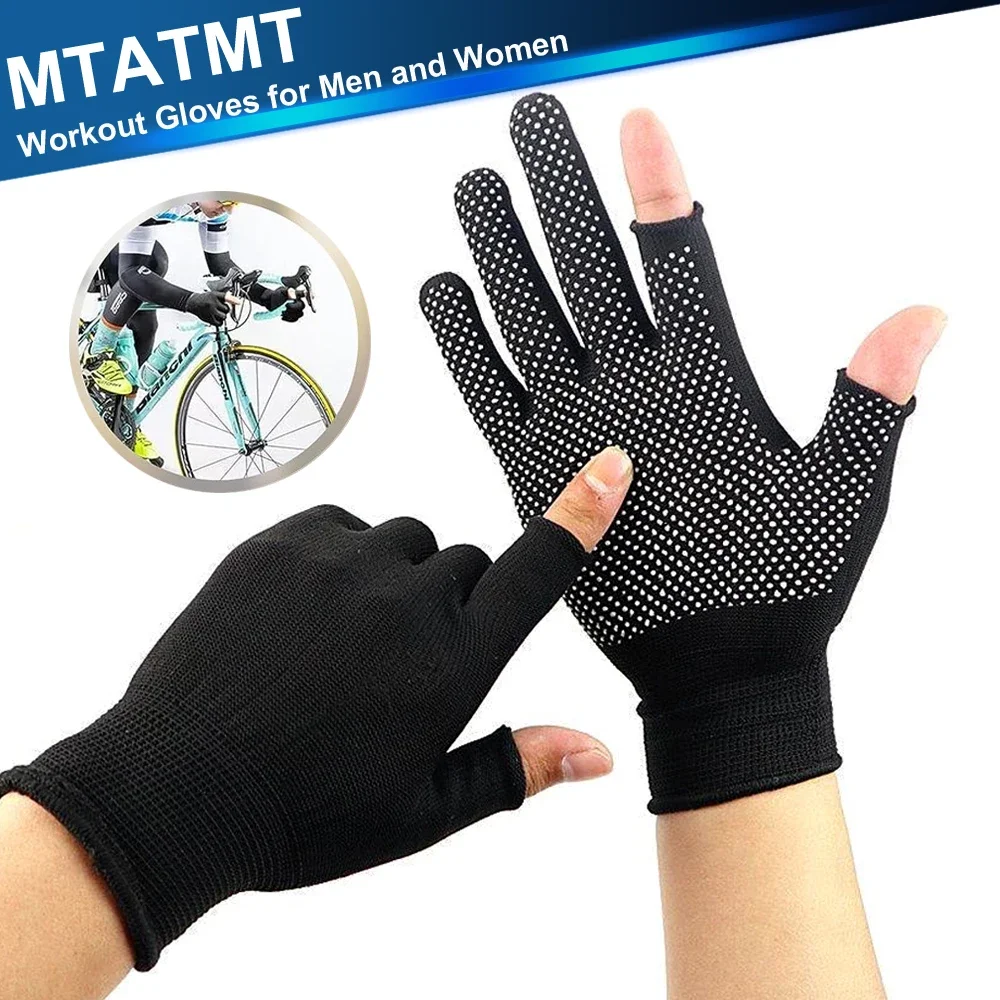 

1Pair Cycling Gloves Bike Gloves Biking Gloves for Men and Women Half Finger MTB Road Bicycle Gloves - Anti-Slip Bike Gloves