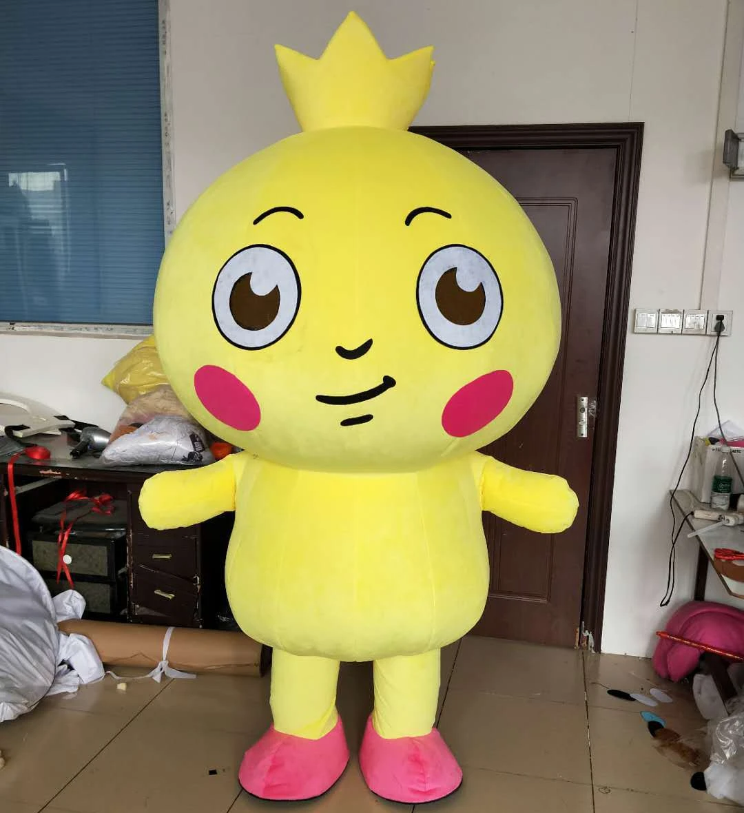 

New Cartoon Inflatable Elf Plush Promotional Cartoon Mascot Costume Doll Cosplay Halloween Costumes