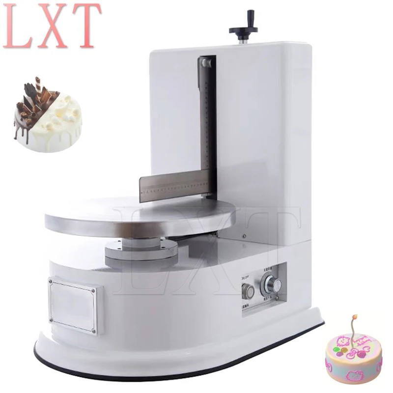 

110V 220V Birthday Cake Bread Cream Coating Decoration Spreader Cream Cake Making Machine Cake Spreading Machine