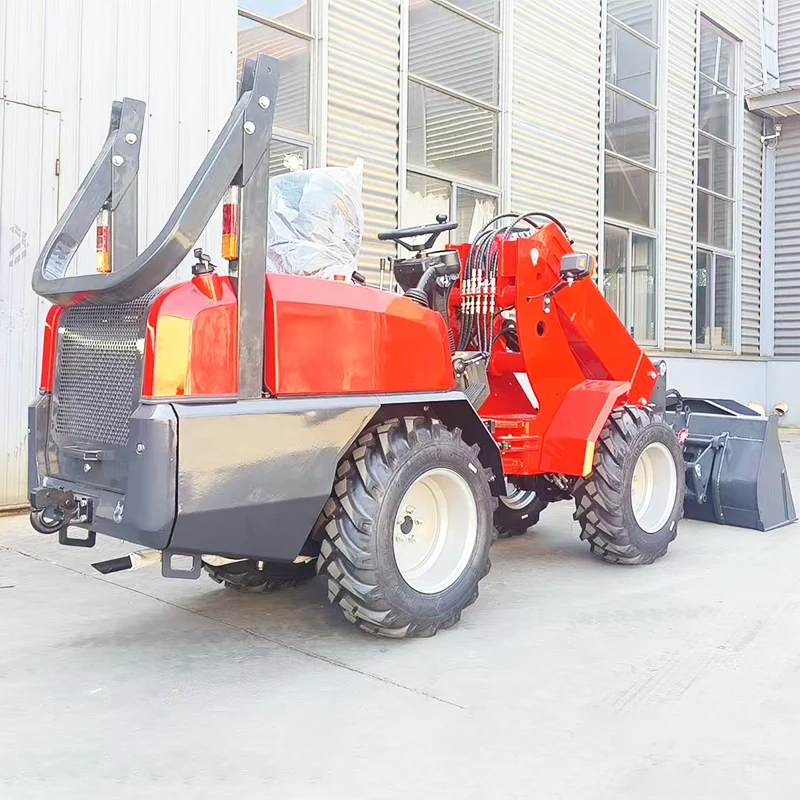

Customized free shipping EPA CE small skid steer loader KZL918 telescopic loader farm mini loader telescopic fork loader