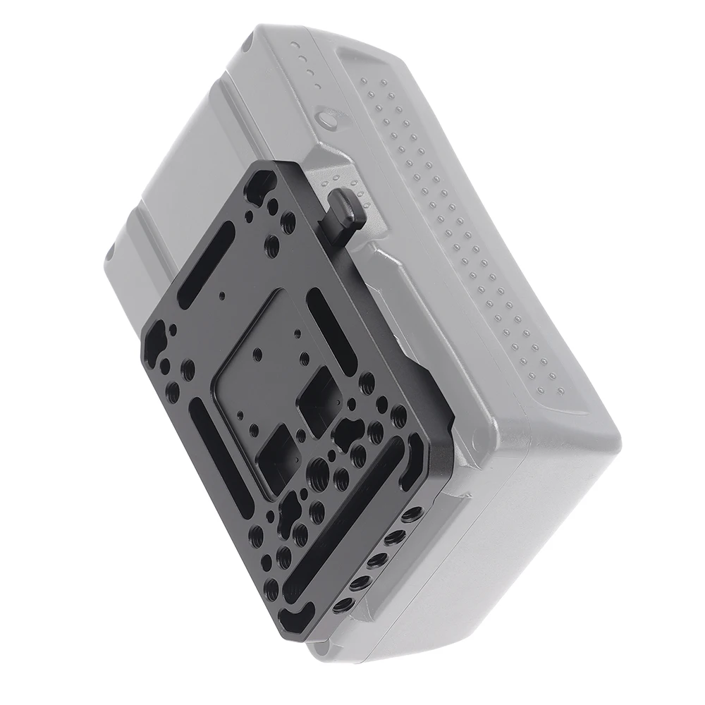 لوحة محول بطارية مثبتة على شكل حرف V مع ذراع تمديد ومقسم إمداد الطاقة لسوني لملحقات التصوير الفوتوغرافي لكاميرا Canon DSLR