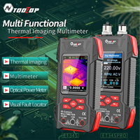 TOOLTOP 3.2inch Thermal Imager with Macro Lens Infrared Camera 60000-Count Multimeter Electrical Fault Heating Detect ISR240x240