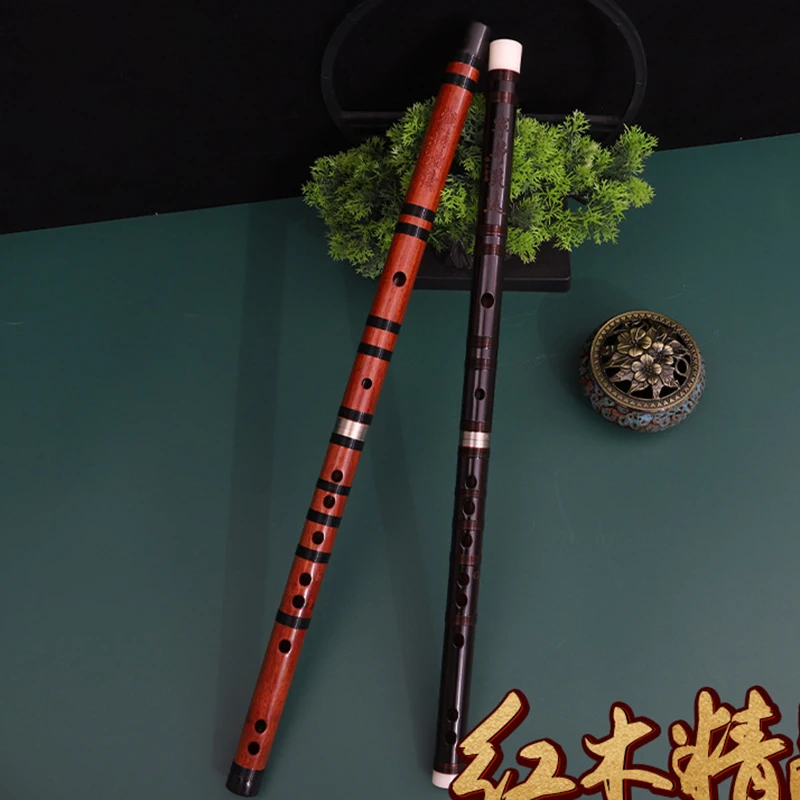 Wooden Flute C/D/E/F/G Tone Detachable Flutes Professional Performance Beginner Transverse Flutes Handmade Horizontal Flutes