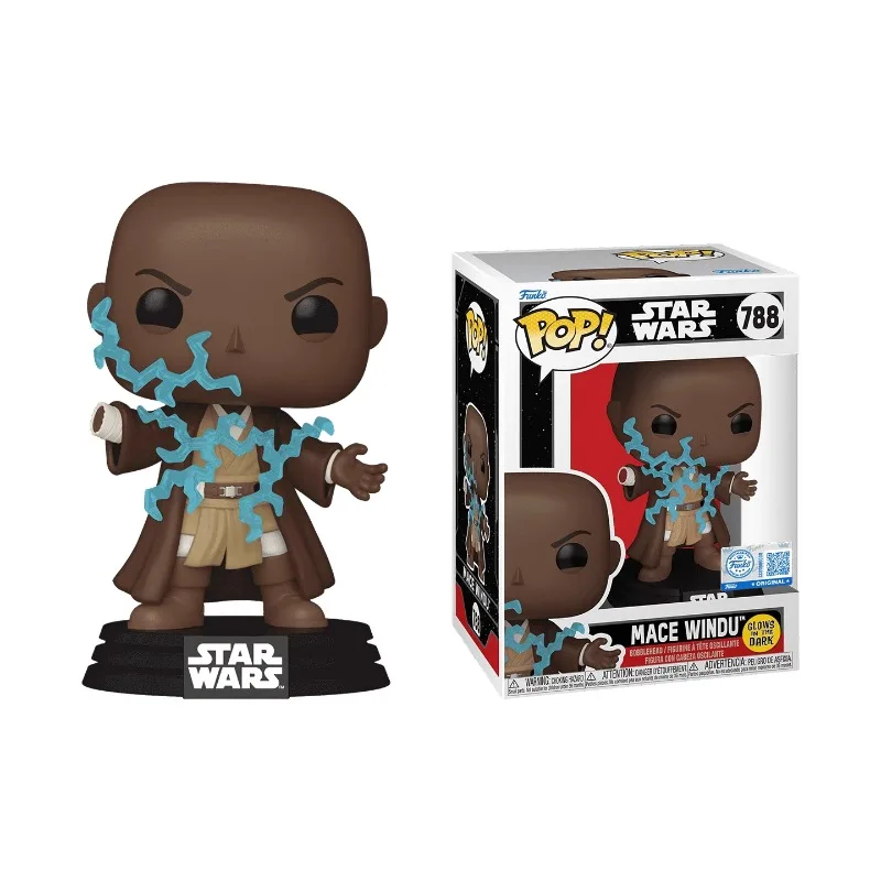 Genuine Edition FUNKO POP Star Wars: Mace Windu, Force Lightning Action Desktop Decoration Ornament Model Toys Collectible Model - Image 5