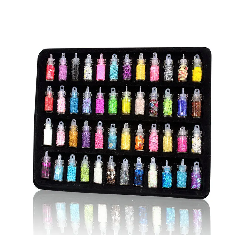 Epoxy Filling Set with Sparkling Glitter Powder