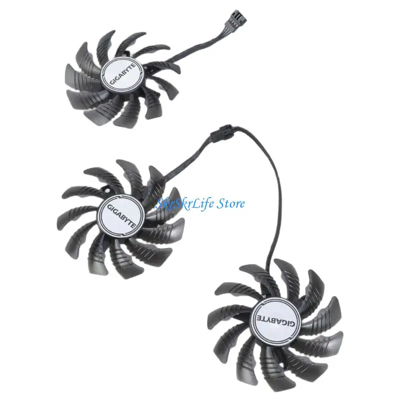 E65E 78mm 12V 4Pin Grafikkartenkühllüfter für 3050 3060 3060ti Gaming OC Cooler VGA -Lüfter als Ersatz PLD08010S12HH