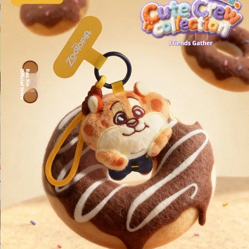 

New Product 52toys Zootopia Mengyou Assembled Series Plush Mobile Phone Rope Blind Box Cute Kawaii Bag Pendant Gift.