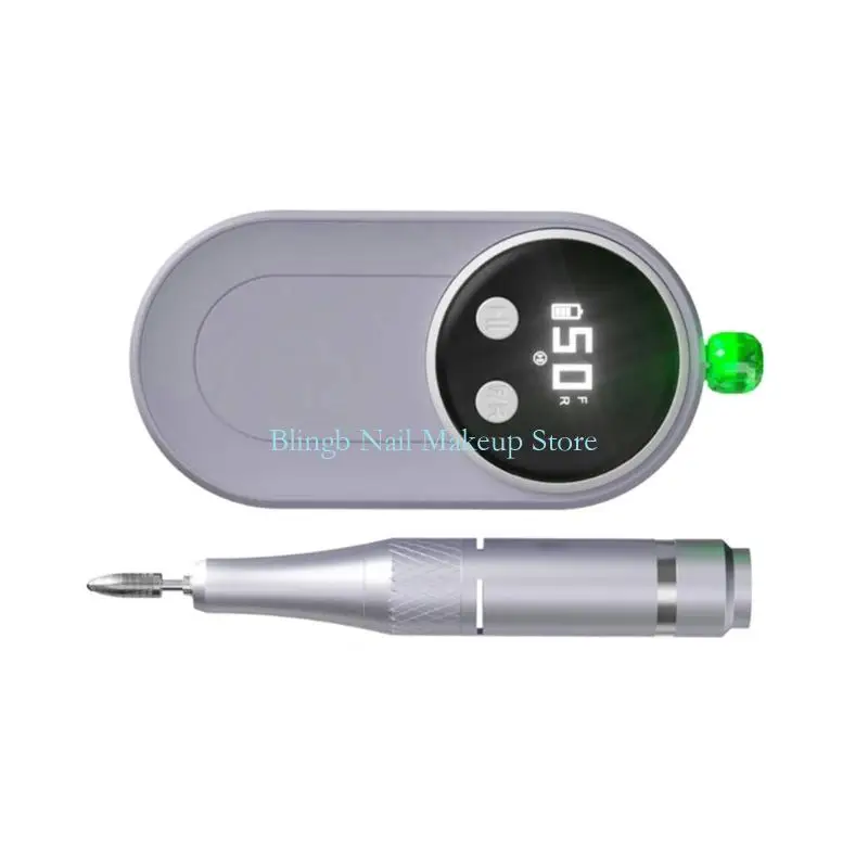 28TA Oplaadbare elektrische Unguis-boormachine 50000 WHIRLS Aanpasbare snelheid Extreem stil 50 katrollen Verplaatsbaar