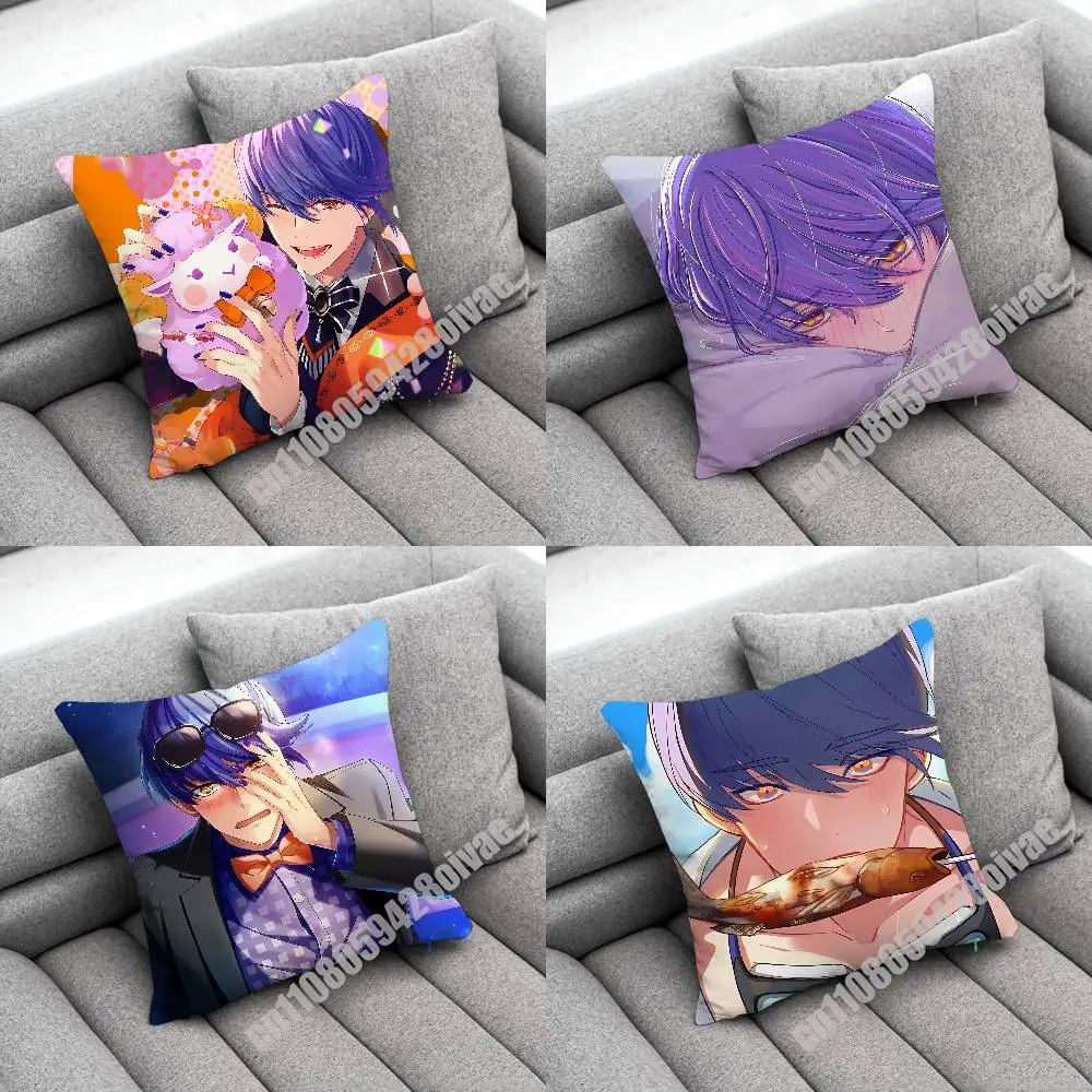 

Leviathan O-Obey Me Game Throw Pillow Case For Decoration 40cm 45x45cm Square Bedroom Pillowcase Cover