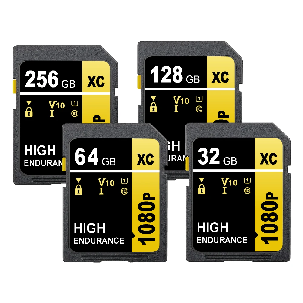 Tarjeta de memoria SD de 512GB, 256GB, 128GB, 32GB, 64GB, 16GB, Clase 10, compatible con vídeo U1 4K para cámara Canonnn Nikonnn