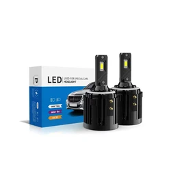 H7 H15 LED Headlight Bulbs with Car Specific Adapters for Volkswagen VW Passat Golf GTI Tiguan Low High Beam Replacement