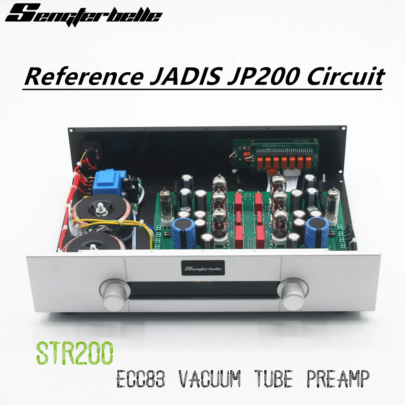 STR200 HiFi Stereo 12AX7/ECC83 Tube Remote Control Pre-Amp Reference JADIS JP200 Circuit