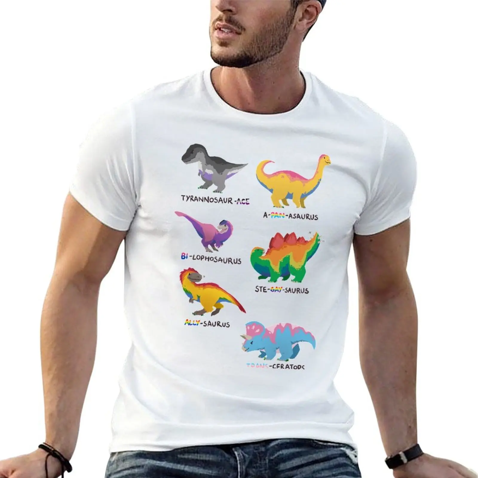 

cotton package The shirts shirt Dinos Pride cotton plain man T-Shirt - graphic t man t t-shirt for black collection pack