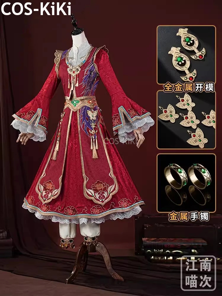 

COS-KiKi Identity V Melly Plinius Entomologist Autumn Feast Game Suit Elegant Dress Cosplay Costume Halloween Party Outfit Women