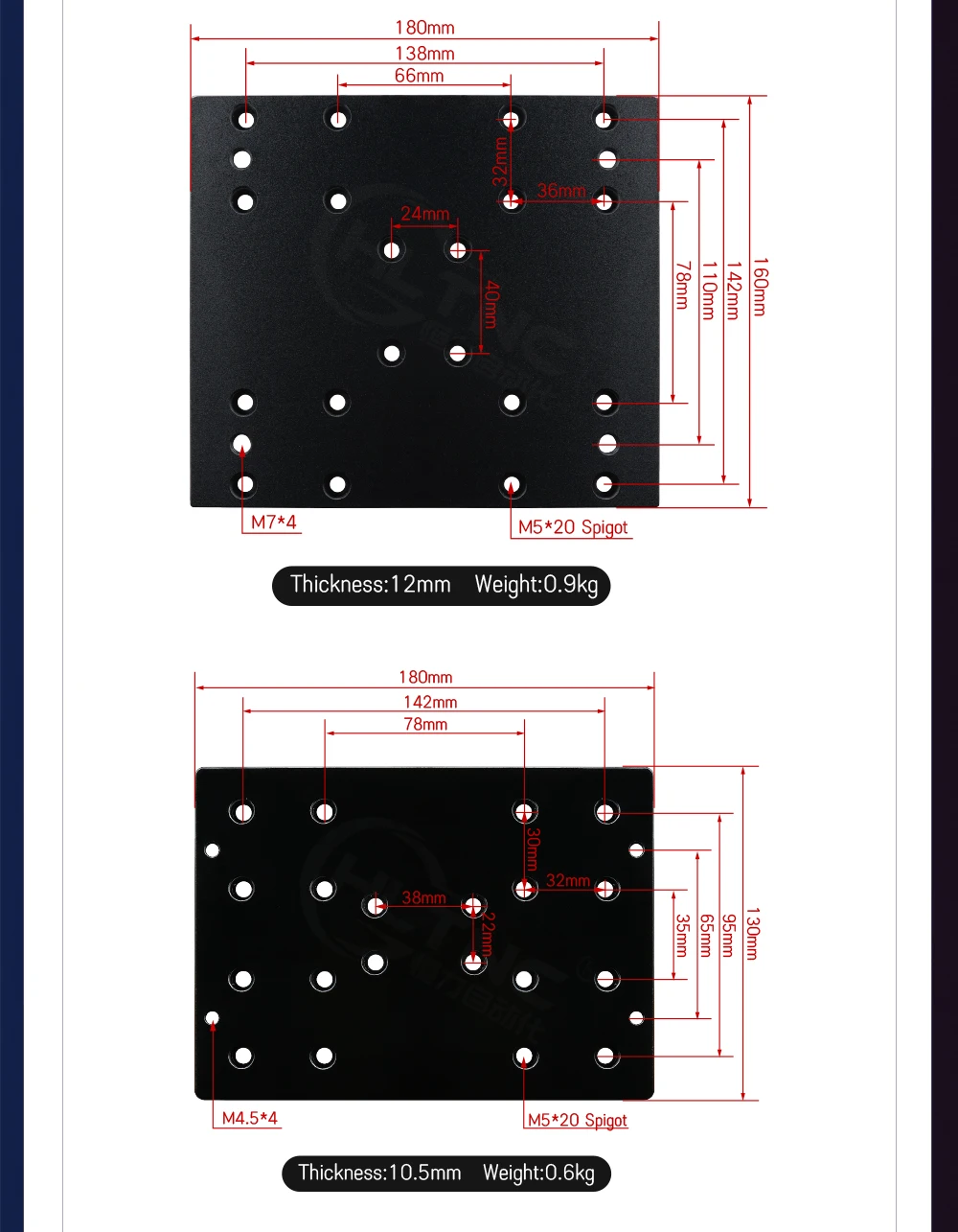 HLTNC 1 PCS Module Sliding Table CNC Aluminum Plate for DSG16H and SBR16UU OR Suitable for HGH20CA or 30160 Aluminum Profile