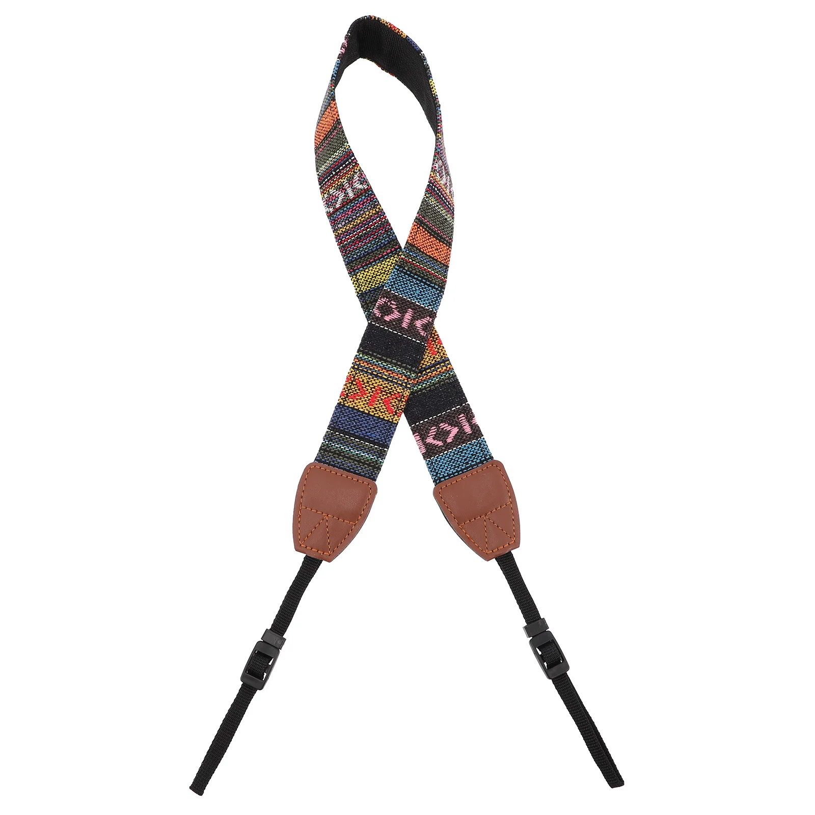 

Camera Shoulder Strap Adjustable Retro Style DSLR Neck Rope Ethnic Lanyard Photographer Straps Long-time Use High-grade Material