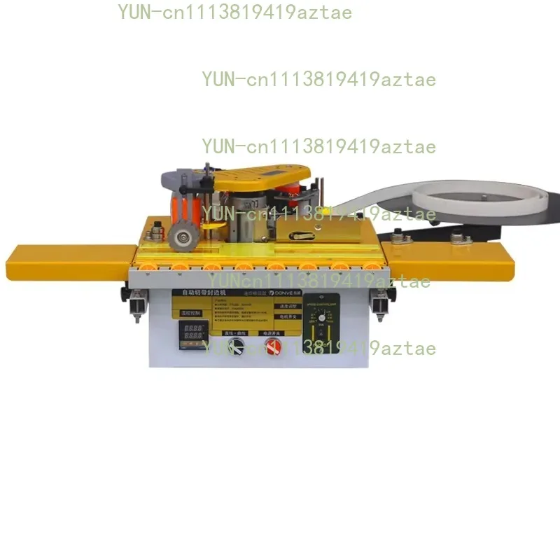 Portable 220V double-sided glued wood-based panel mechanical woodworking edge banding machine