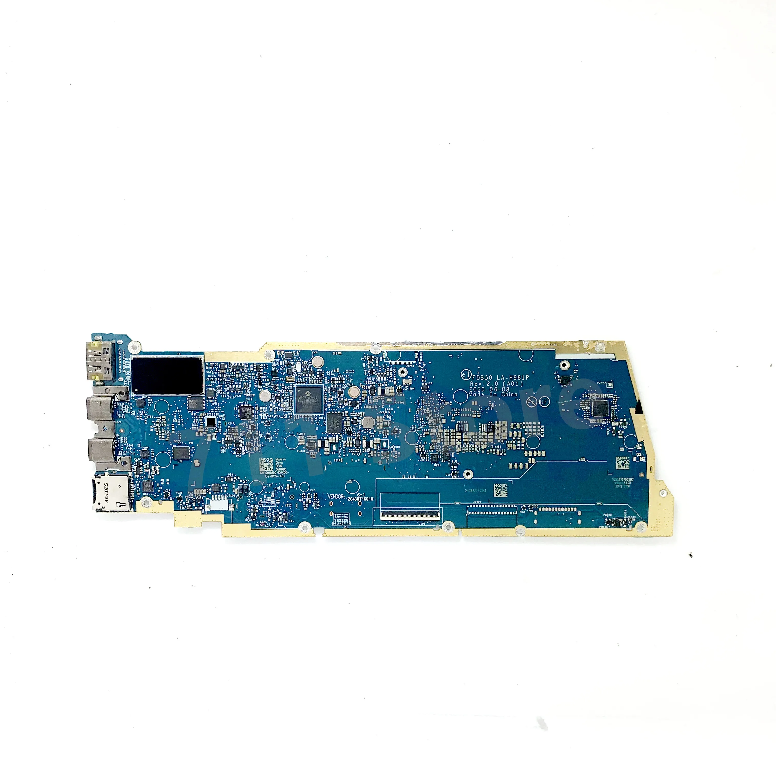 MNM9C 0MNM9C CN-0MNM9C Mainboard For DELL 9510 Laptop Motherboard FDB50 LA-H981P With SRGP1 I7-10810U CPU 100% Fully Tested Good