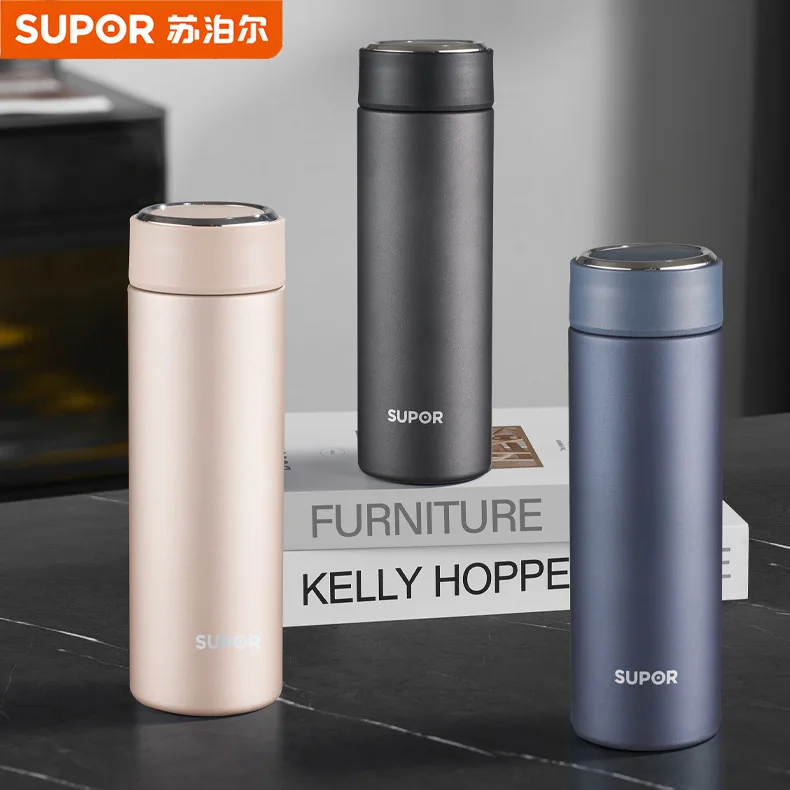 

Supor's new 316 stainless steel thermos cup business large-capacity office cup car portable tea cup