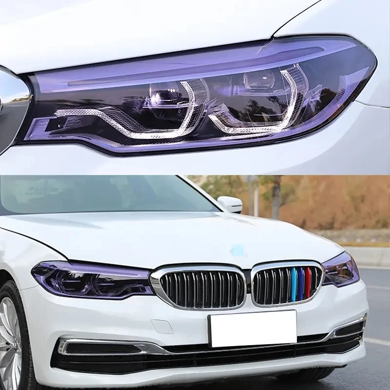 TPU UV Intelligent Color Change Car Headlight Protection Film PPF Paint Protection Photochromic Film Self-healing Anti-scratch