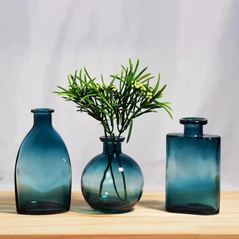 Jarrones de estilo europeo de diseño Simple, jarrones hidropónicos modernos de lujo para el hogar, restaurante occidental, jarrones para el hogar y la Garde Lshp