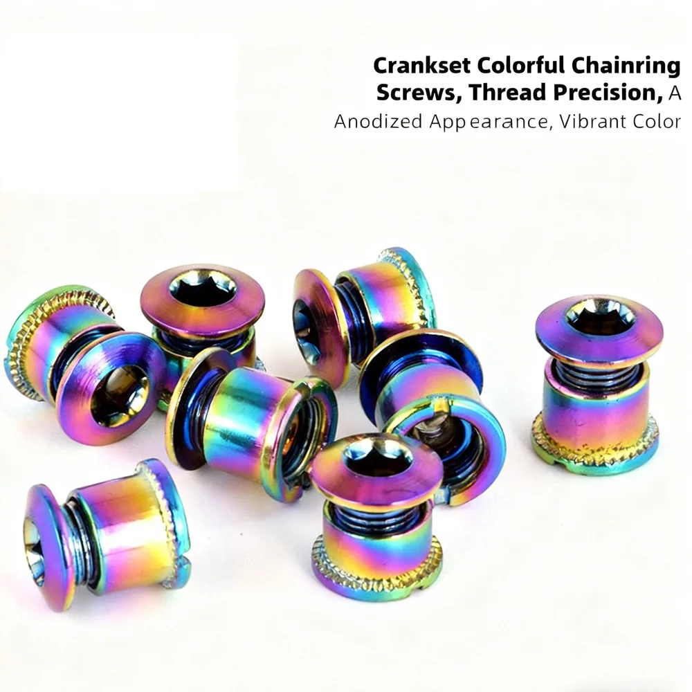 

5PC Bicycle Single Double Chainring Bolt 6/8mm Bike Chainwheel Crew BMX Road Bike Crank Screw Crankset Bolts Bicycle Accesorios