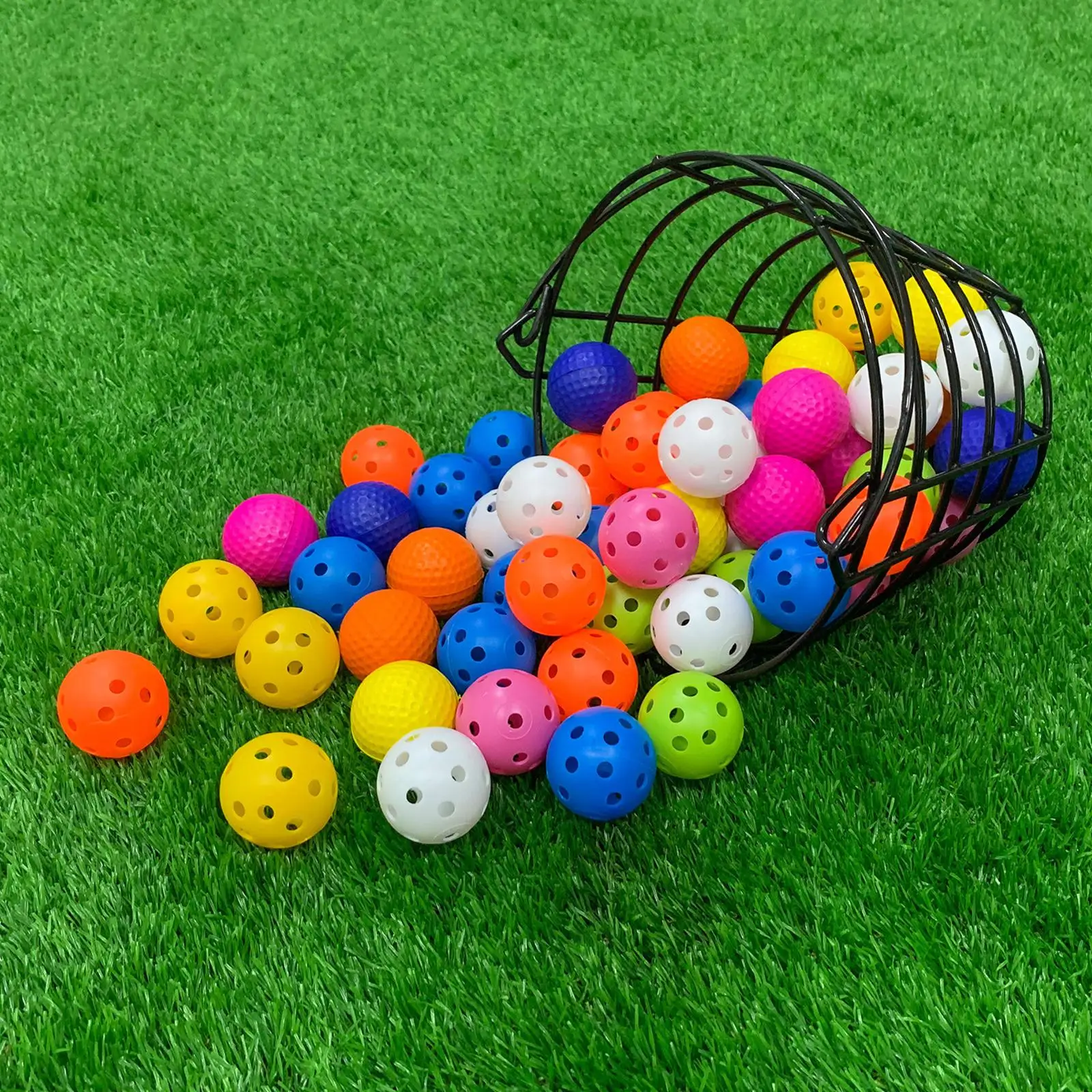 Golf Ball Basket Golf Ball Carrying Bucket Carrier Durable Golf Range Bucket