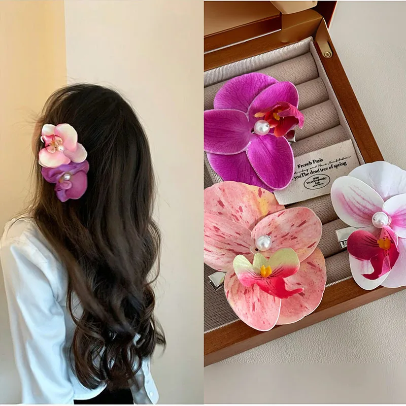 

Новинка, заколка для волос, искусственная кожа, милая, для отпуска, весенне-летние женские аксессуары для волос, заколки для волос, боковая шпилька